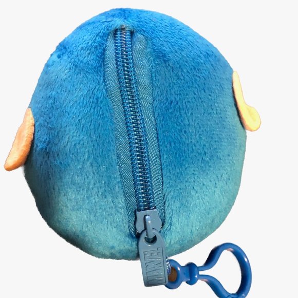 Marvel Captain America BackPack Zippered Secret Pouch 2015 Avengers 4" - Picture 3 of 10